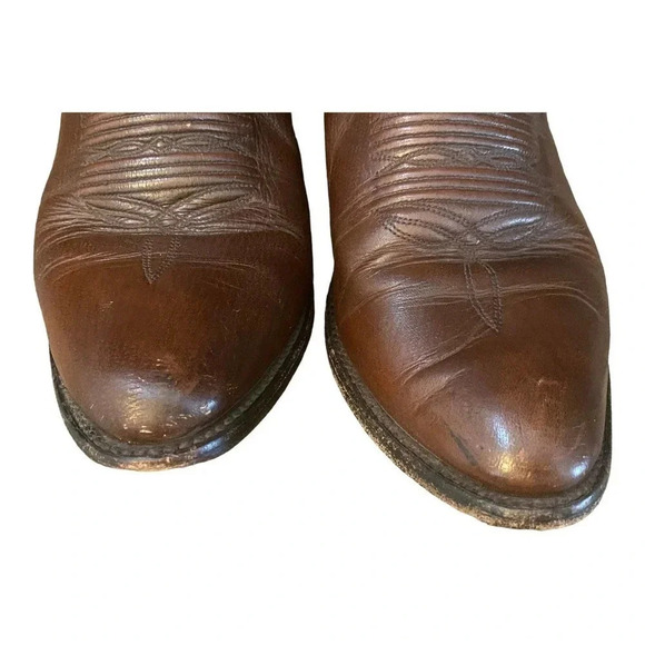 Dan Post Milwaukee Antique Brown Leather Western Casual Boots Men's Size 9D - Picture 12 of 12